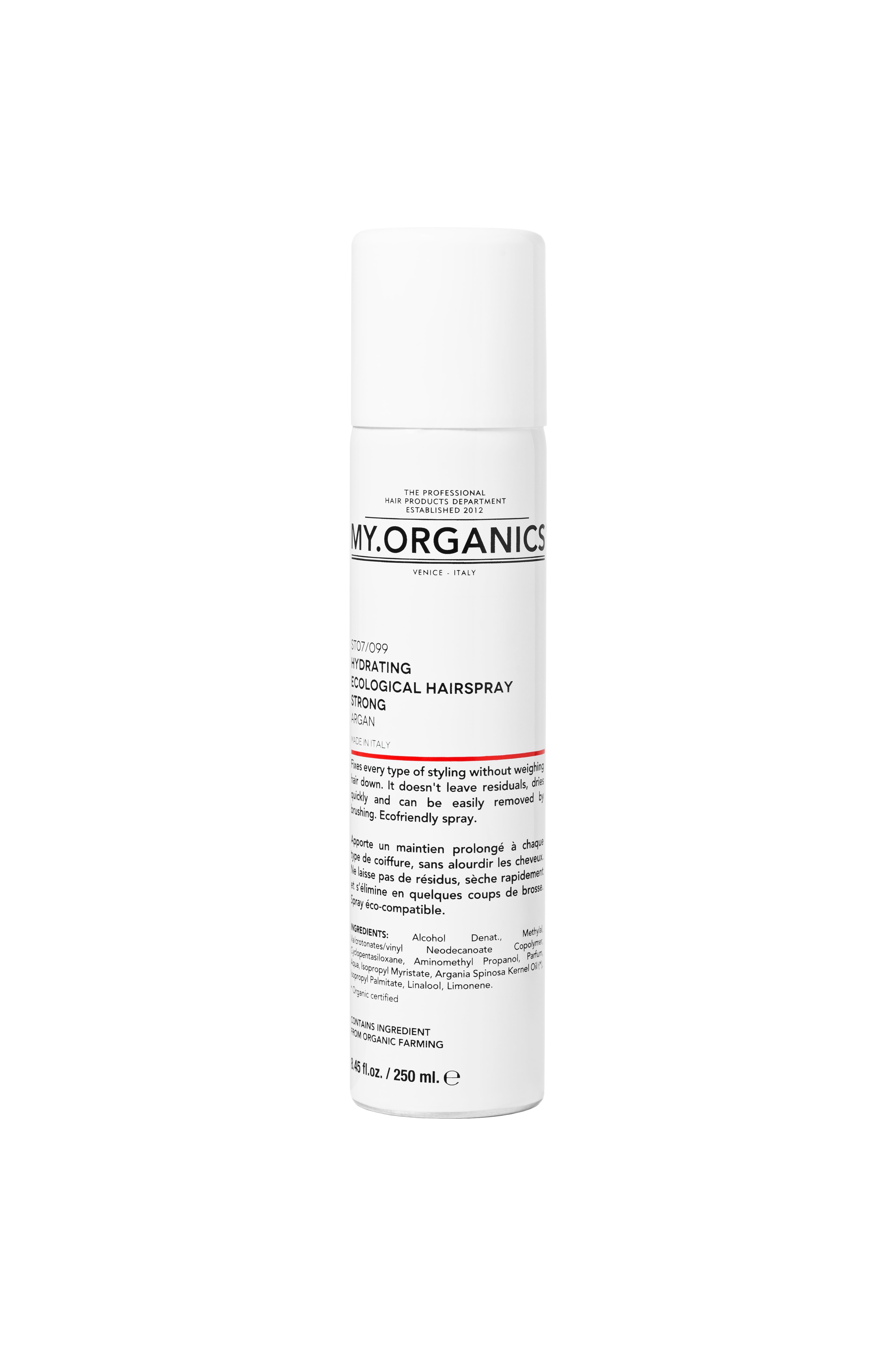 Organic Hydrating Ecological Hairspray Strong