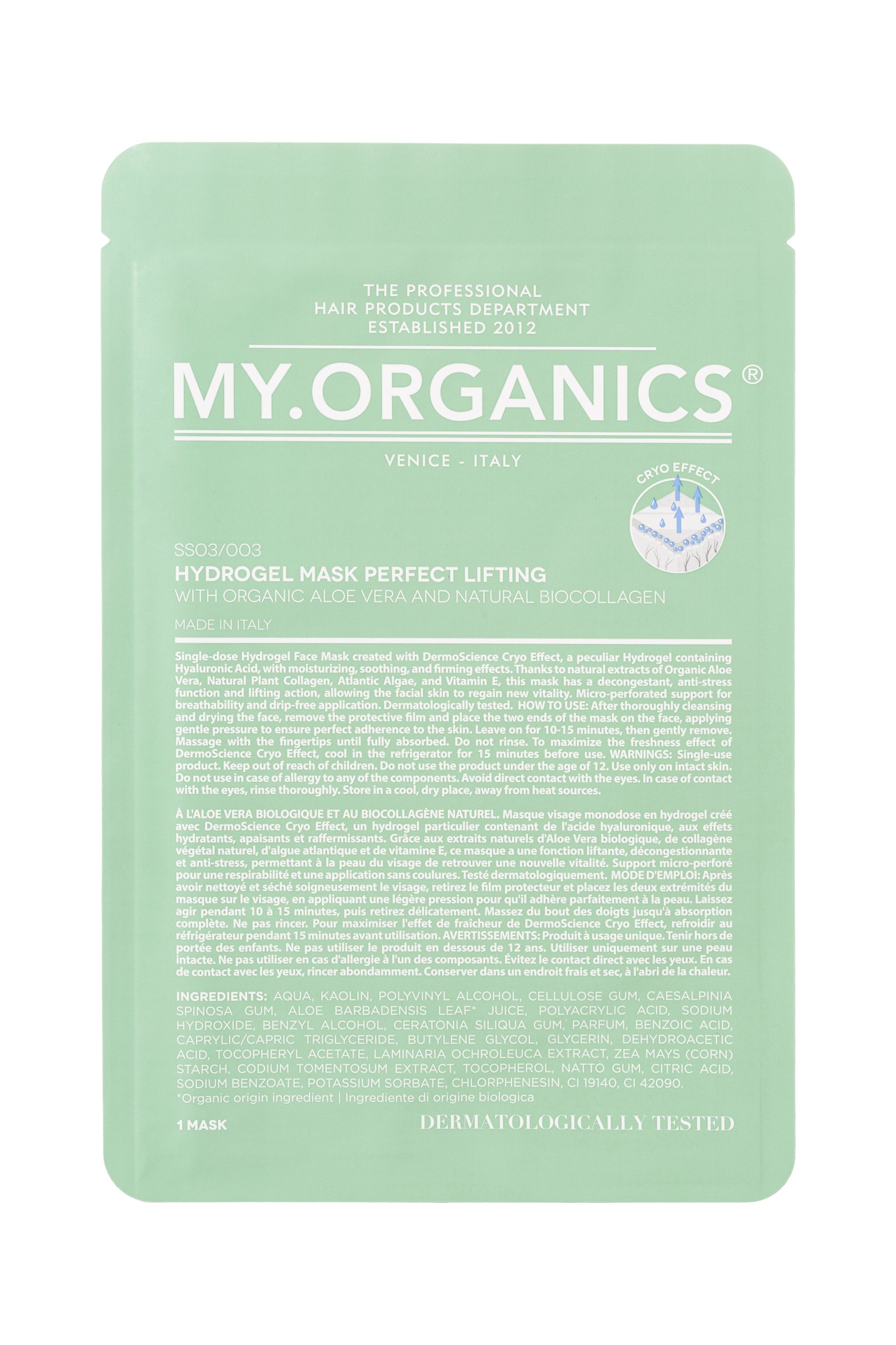 My.Organics Face Mask